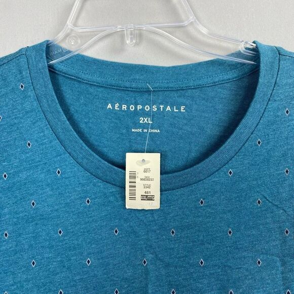 Aeropostale T-Shirt 2XL Diamond Pattern - Picture 2 of 5